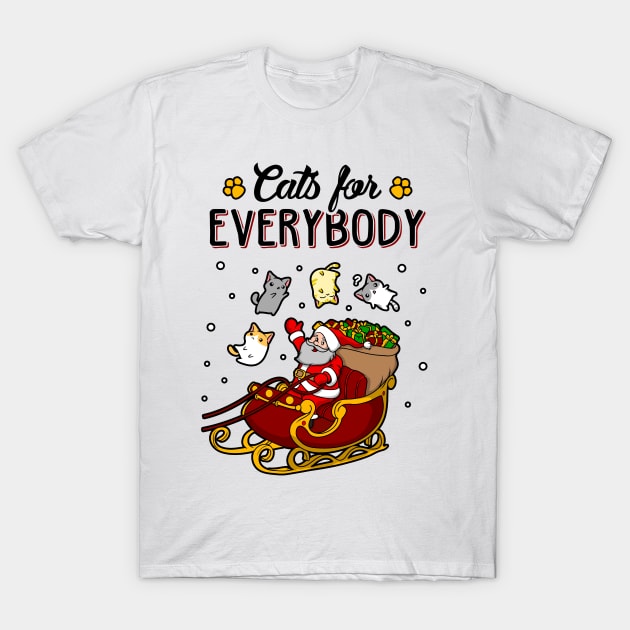 Cats For Everybody T-Shirt by KsuAnn